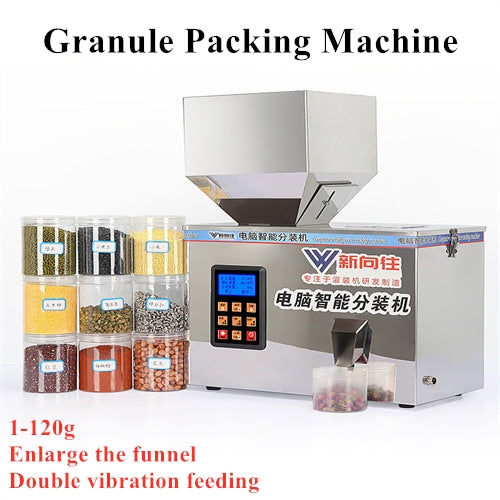 K-1300 Granule Filling Machine Fully Automatic Dry Powder Seasoning Nuts Multifunctional Small Powder Filling Machine