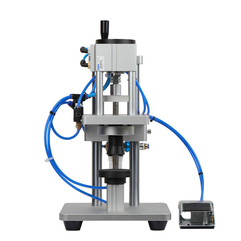 13/15/18/20mm Pneumatic Perfume Vial Aluminum Plastic Capping Machine Sealing Machine WT-80ZP
