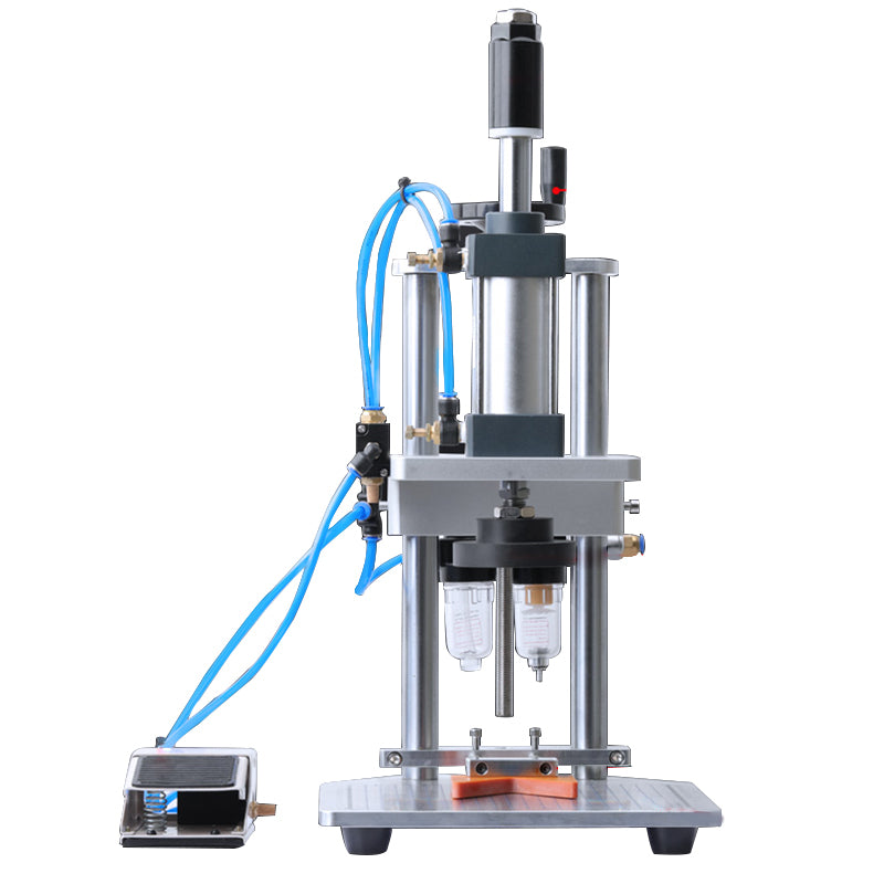 Table Pneumatic Punch Machine Semi-automatic Capping Machine Sealing Machine WT-70ZC
