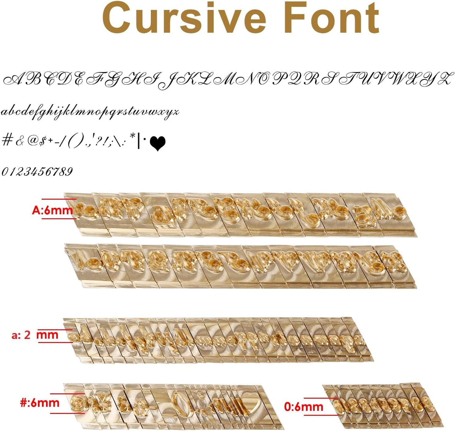 (184pcs) 6mm Copper Brass Stamping Letters Numbers Alphabets Symbols Characters Molds CNC Molds DIY