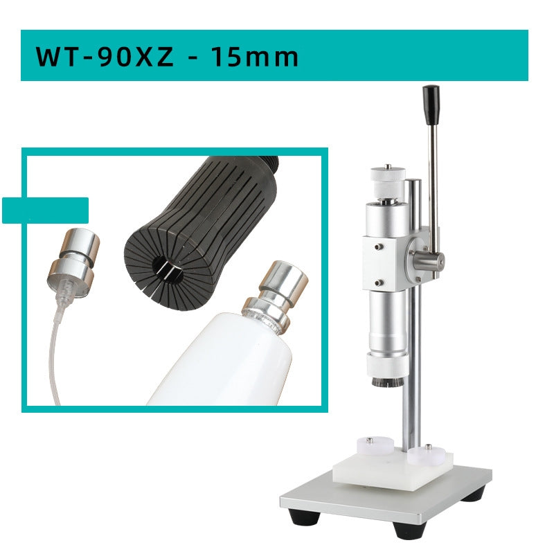 Aluminum Cap Perfume Bottle Manual Sealing Machine Spray Bottle Lock Capping Machine WT-90XZ