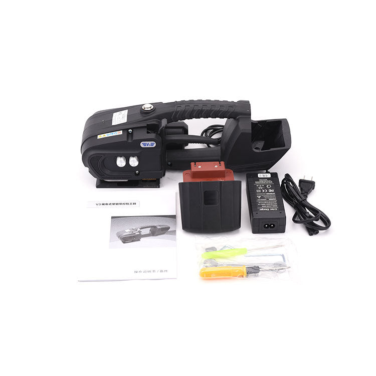 V3 Electric Strapping Machine 3200N Tensioner Automatic Strapping Tool for 13-16mm PP/PET