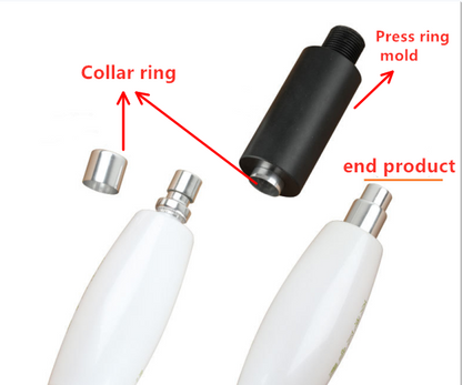 Pneumatic Spray Perfume Bottle Collar Ring Press Capping Machine Sealing Machine WT-70ZCT