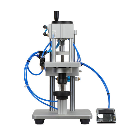 13/15/18/20mm Pneumatic Perfume Vial Aluminum Plastic Capping Machine Sealing Machine WT-80ZP