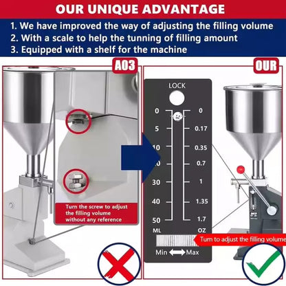 A03 Liquid Ketchup Chili Sauce Juice Beverage Paste Liquid Filling Machine