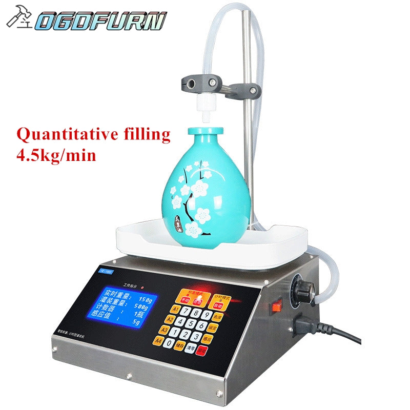 HD-1600 CNC Weighing Quantitative Liquid Filling Machine for Liquor Soy Milk Milk Beverage