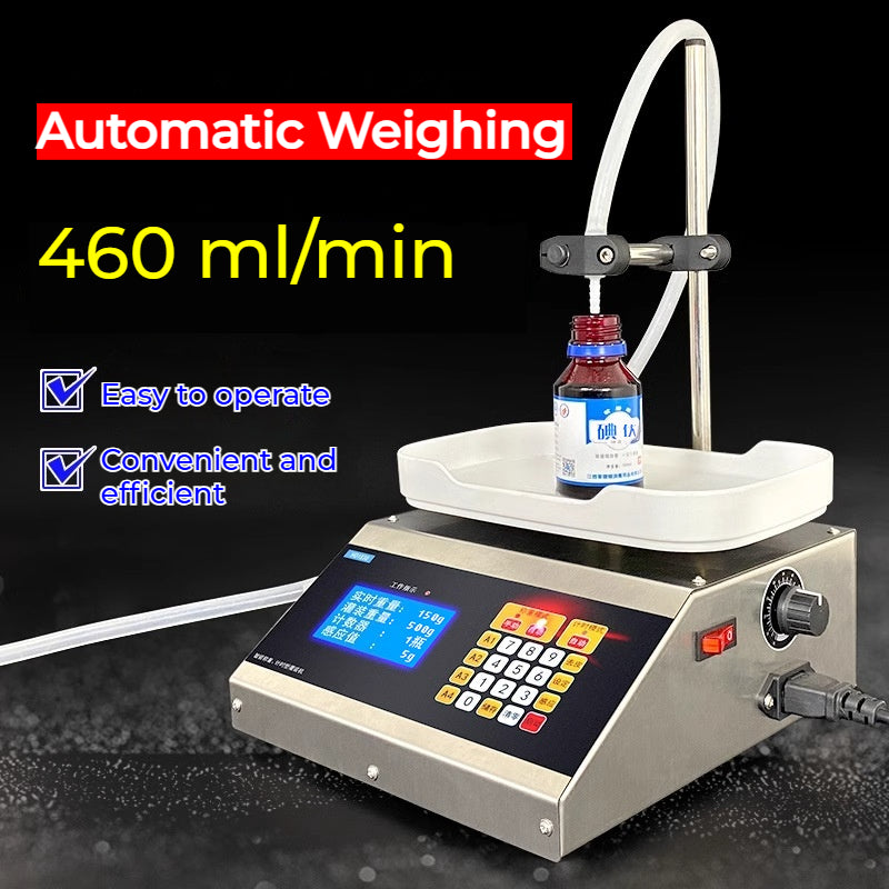 HD1800 Peristaltic Pump Weighing Micro Filling Machine Reagent Essential Oil Perfume Filling Machine