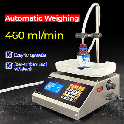HD1800 Peristaltic Pump Weighing Micro Filling Machine Reagent Essential Oil Perfume Filling Machine