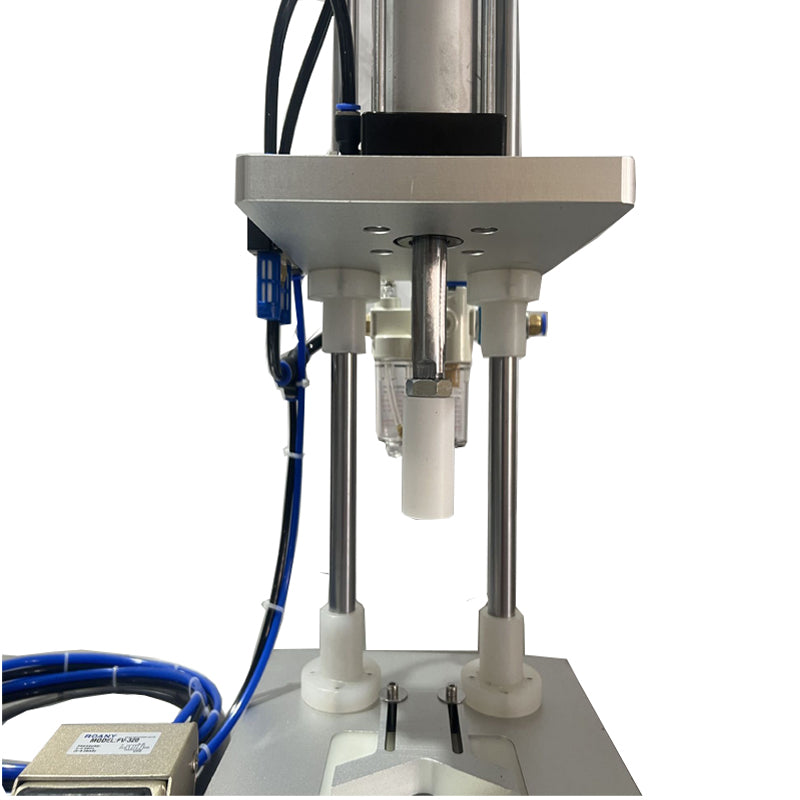 Pneumatic Spray Perfume Bottle Collar Ring Press Capping Machine Sealing Machine WT-70ZCT
