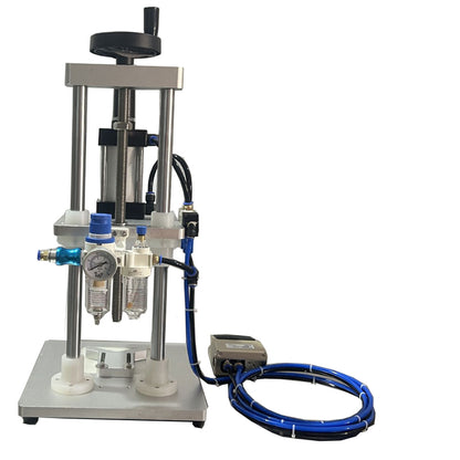 Pneumatic Spray Perfume Bottle Collar Ring Press Capping Machine Sealing Machine WT-70ZCT
