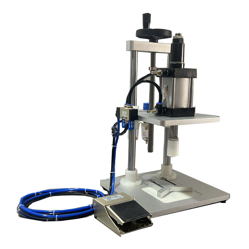 Pneumatic Spray Perfume Bottle Collar Ring Press Capping Machine Sealing Machine WT-70ZCT