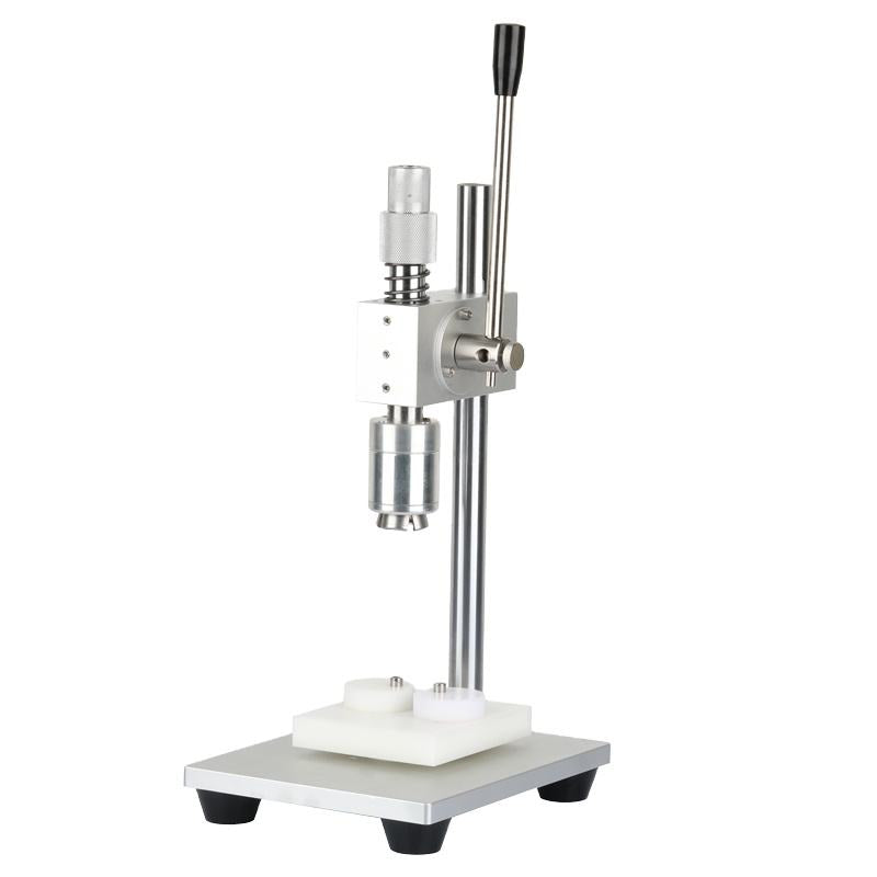 Manual Aluminum Plastic Cap Glass Small Vial Bottle Crimp Capping Sealing Machine WT-90XL
