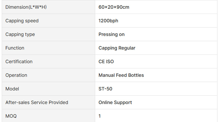 Manual Aluminum Plastic Cap Glass Small Vial Bottle Crimp Capping Sealing Machine WT-90XL