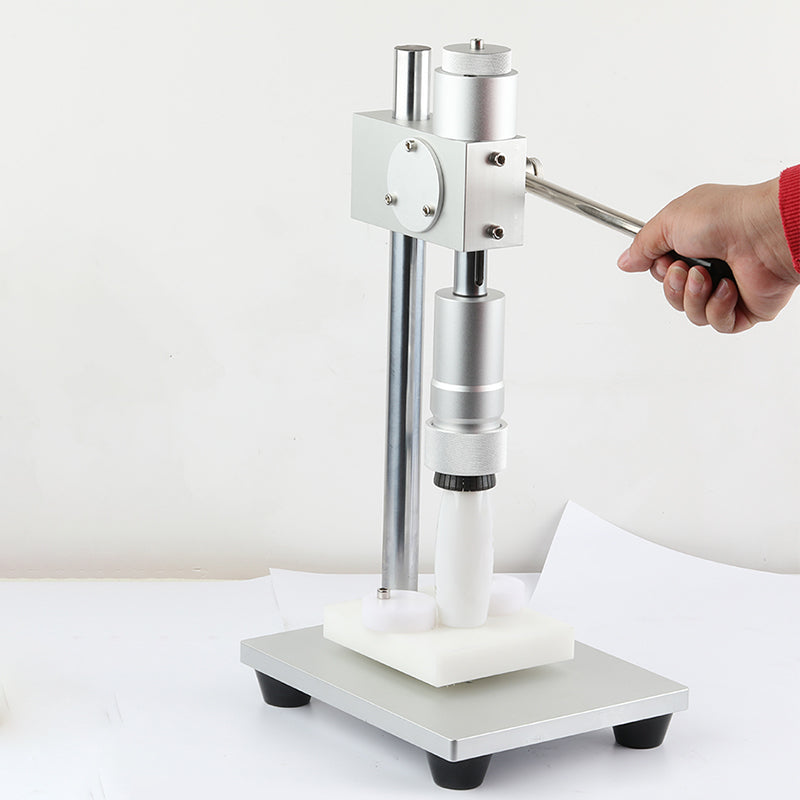 Aluminum Cap Perfume Bottle Manual Sealing Machine Spray Bottle Lock Capping Machine WT-90XZ