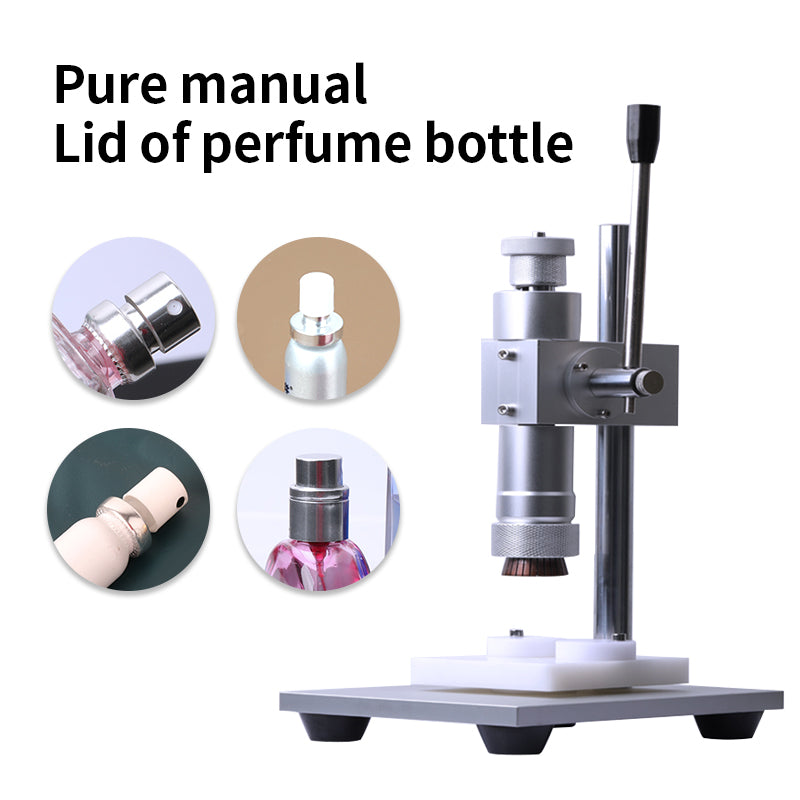 Aluminum Cap Perfume Bottle Manual Sealing Machine Spray Bottle Lock Capping Machine WT-90XZ