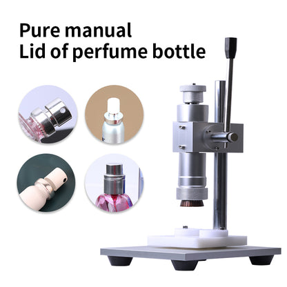 Aluminum Cap Perfume Bottle Manual Sealing Machine Spray Bottle Lock Capping Machine WT-90XZ