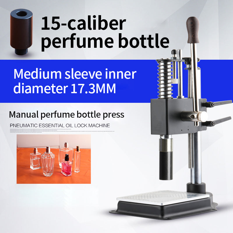 Manual Spray Perfume Bottle Sealing Machine Collar Ring Press Capping Machine WT-90CX