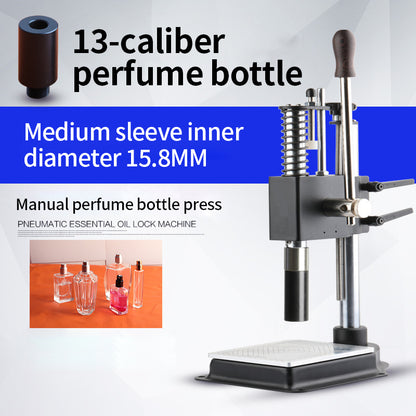 Manual Spray Perfume Bottle Sealing Machine Collar Ring Press Capping Machine WT-90CX