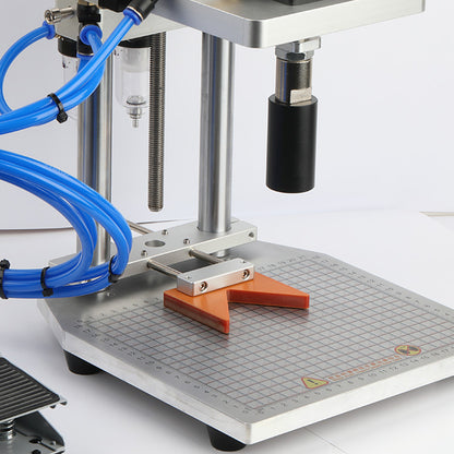 Pneumatic Spray Perfume Bottle Collar Ring Press Capping Machine Sealing Machine WT-70ZCT
