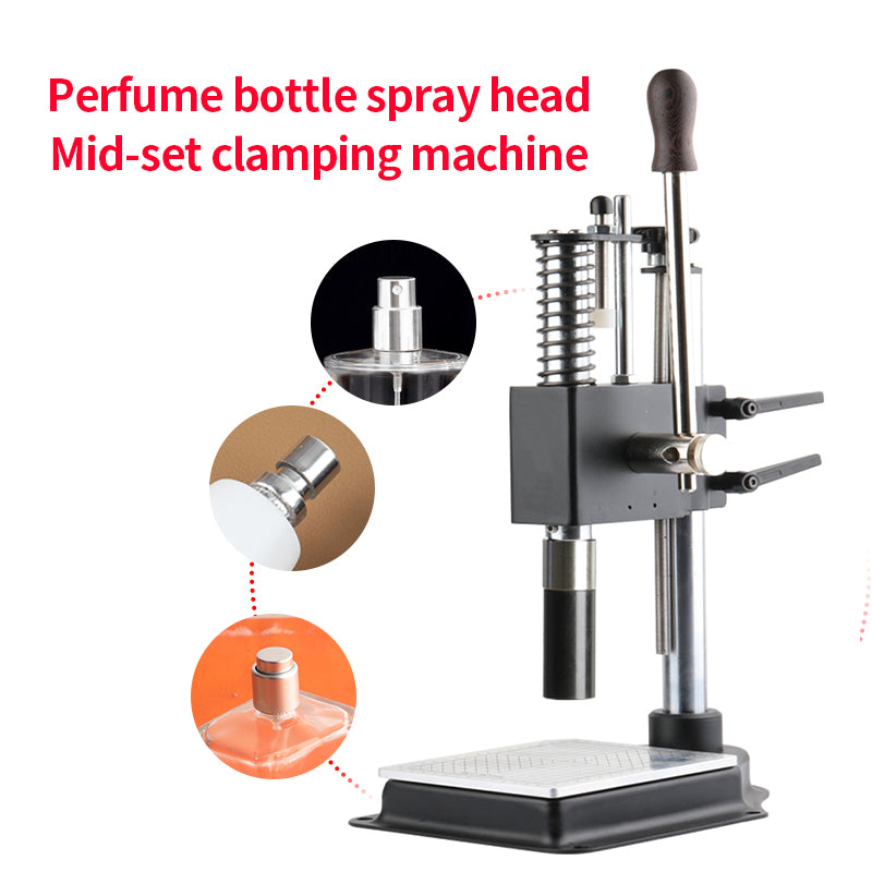 Manual Spray Perfume Bottle Sealing Machine Collar Ring Press Capping Machine WT-90CX