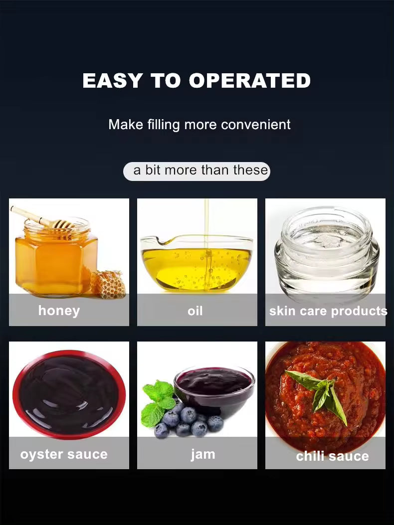 A03 Liquid Ketchup Chili Sauce Juice Beverage Paste Liquid Filling Machine