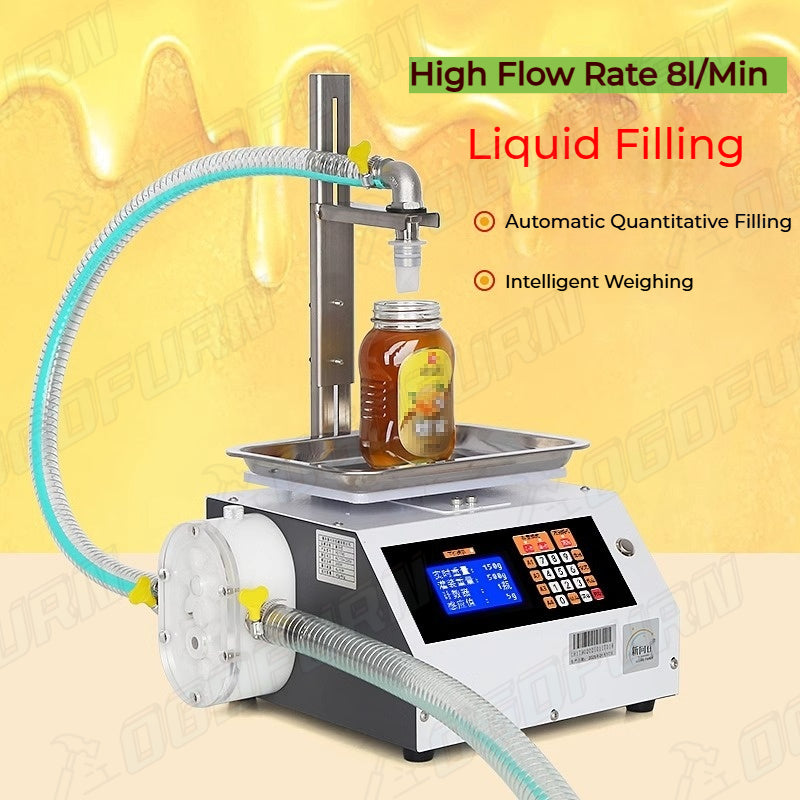 HD1790 Gear Pump Weighing Type Viscous Liquid Filling Machine Honey
