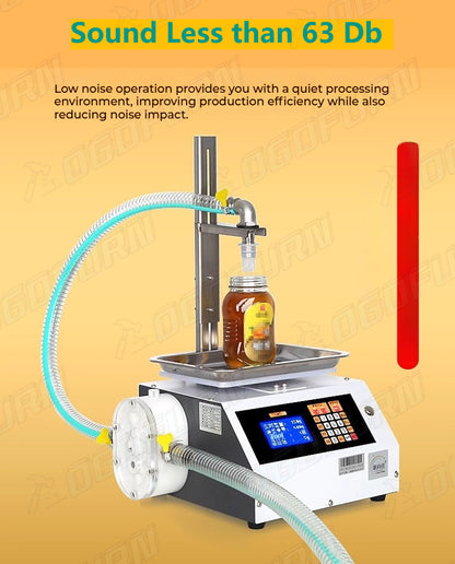 HD1790 Gear Pump Weighing Type Viscous Liquid Filling Machine Honey