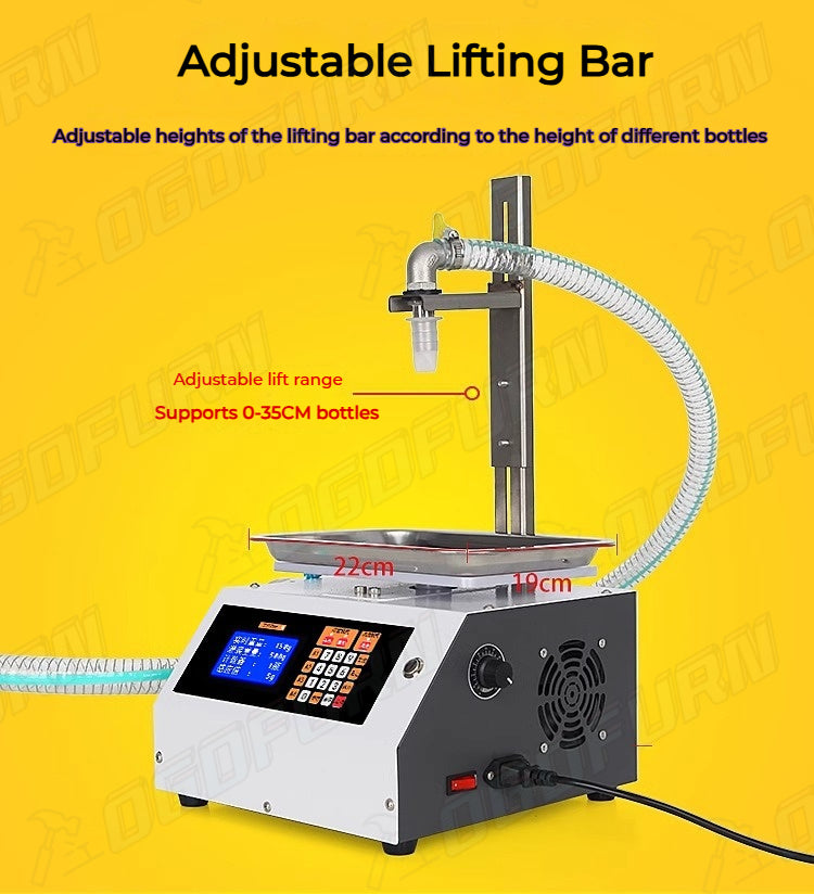 HD1790 Gear Pump Weighing Type Viscous Liquid Filling Machine Honey