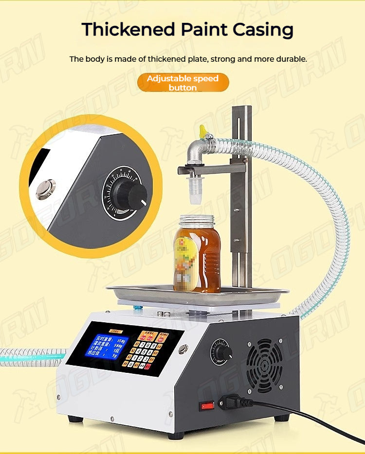 HD1790 Gear Pump Weighing Type Viscous Liquid Filling Machine Honey