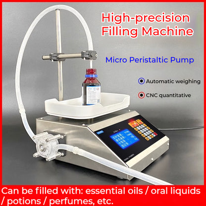 HD1800 Peristaltic Pump Weighing Micro Filling Machine Reagent Essential Oil Perfume Filling Machine