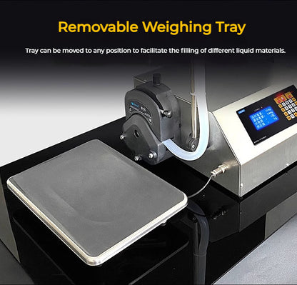 HD1800 Peristaltic Pump Weighing Micro Filling Machine Reagent Essential Oil Perfume Filling Machine