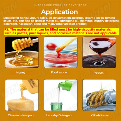 HD1790 Gear Pump Weighing Type Viscous Liquid Filling Machine Honey