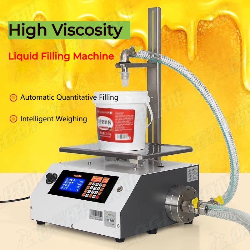 HD1790 Gear Pump Weighing Type Viscous Liquid Filling Machine Honey