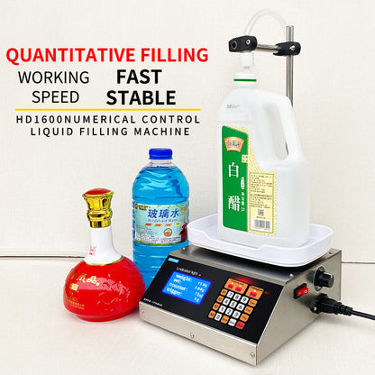 HD-1600 CNC Weighing Quantitative Liquid Filling Machine for Liquor Soy Milk Milk Beverage